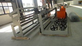 Double spiral chain link machine