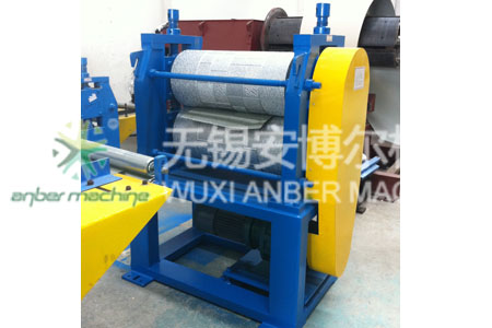 Metal sheet embossing machine