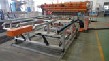 Coil in pcs out mesh welding line