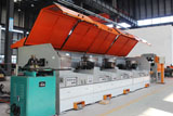 Straight line wire drawing machine