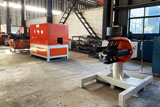 Self furring lath machine