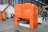 Expanded metal mesh machine